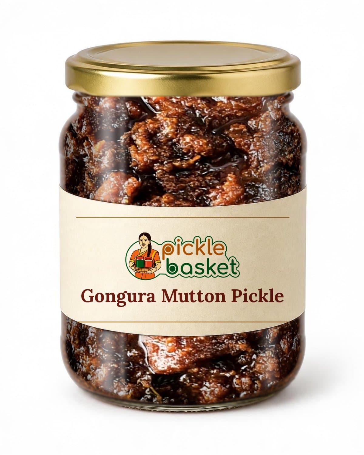 Gongura Mutton Pickle - Non-Vegetarian Pickle from Pickle Basket
