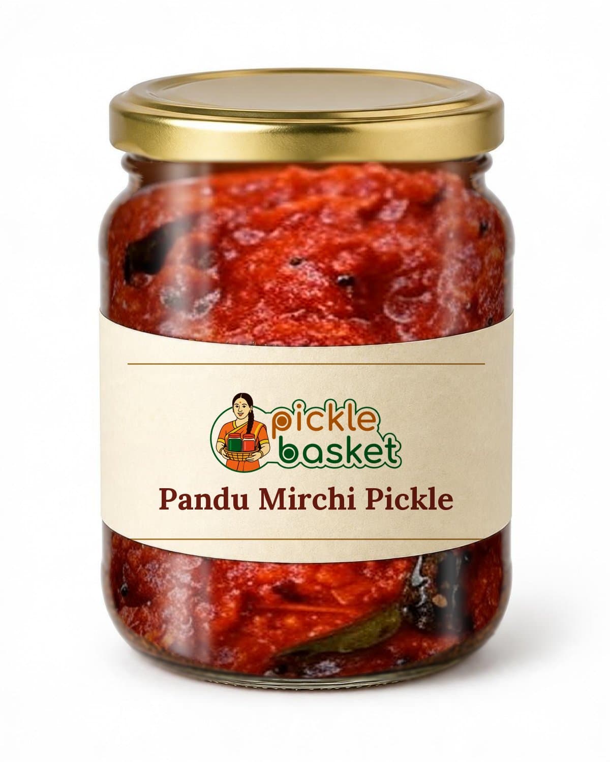 Pandu Mirchi Pickle - Vegetarian Pickle from Pickle Basket