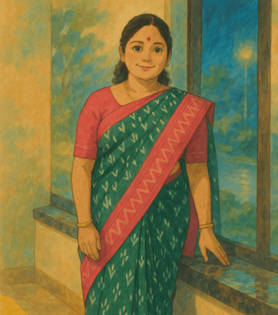 Vidya Rekha Kondreddi - Founder of Pickle Basket making authentic homemade Indian pickles in Tadepalligudem, Andhra Pradesh