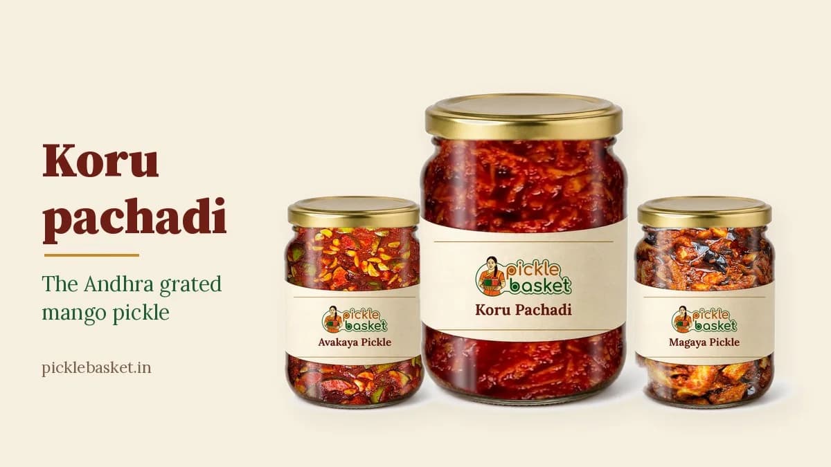 Koru Pachadi: The Andhra Grated Mango Pickle for People Who Don't Like Big Pieces