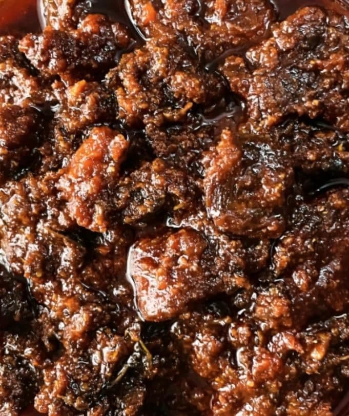 Gongura Mutton Pickle - Authentic Homemade Pickle Gongura Mutton Pickle - Non-Vegetarian Pickle - Buy Online from Pickle Basket - photo 2