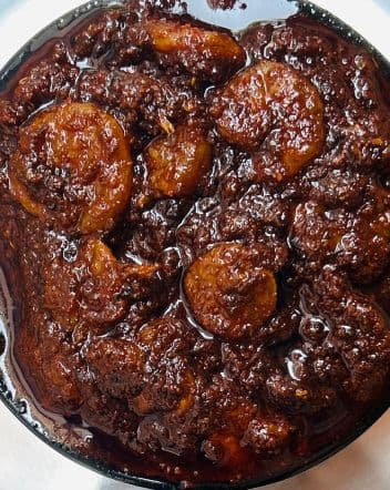 Buy Gongura Prawns online - Pickle Basket Gongura Prawns - Non-Vegetarian Pickle from Pickle Basket